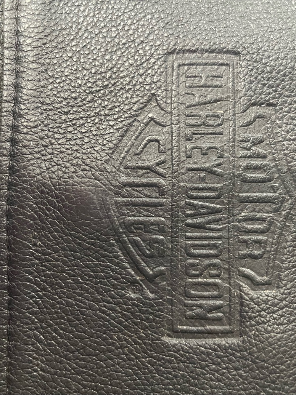 Harley-Davidson Black Leather Fringe Crossbody Pouch - Picture 3 of 10